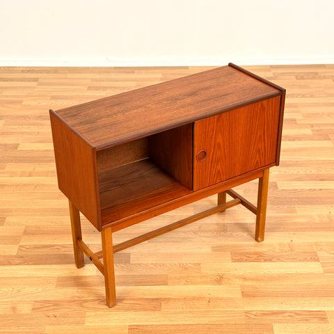 Side table in teak & beech, 1950s-60s, Sweden