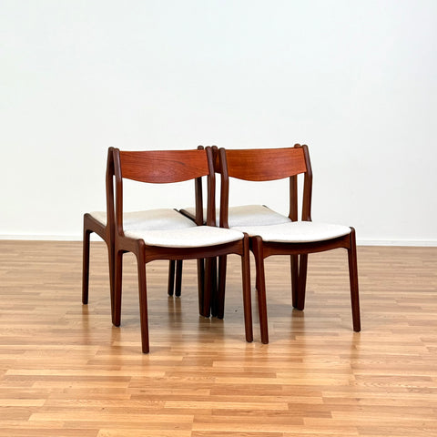 Set of 8 chairs made of teak, 1950s-60s, Denmark - Beyo Vintage
