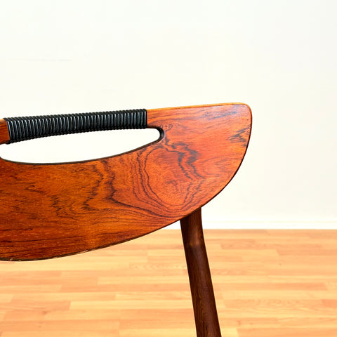 Danish dining chairs in Santos rosewood & teak