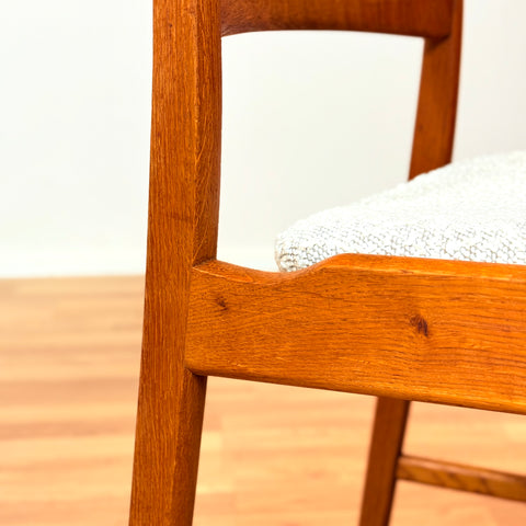 Danish dining chairs in teak & oak