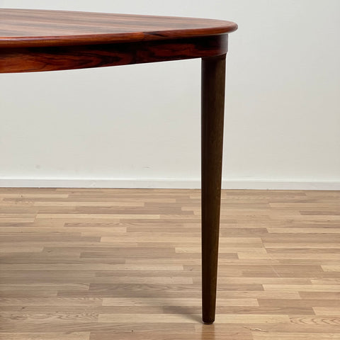 Scandinavian modern rosewood dining table, 1960s, Denmark