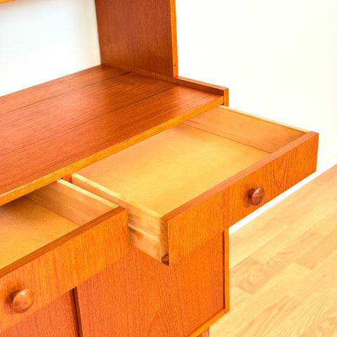 Swedish bookshelf in teak
