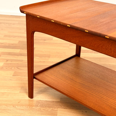 Coffee table in teak by Yngvar Sandström for Seffle Möbelfabrik, 1950s-60s, Sweden