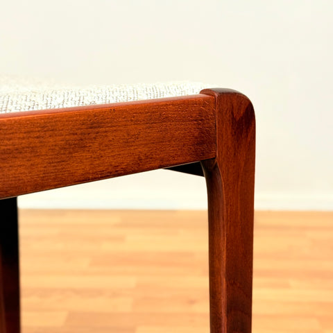 Danish dining chairs in stained beech