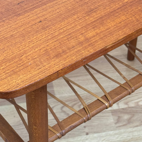 Small coffee table, teak, 1950s-60s.