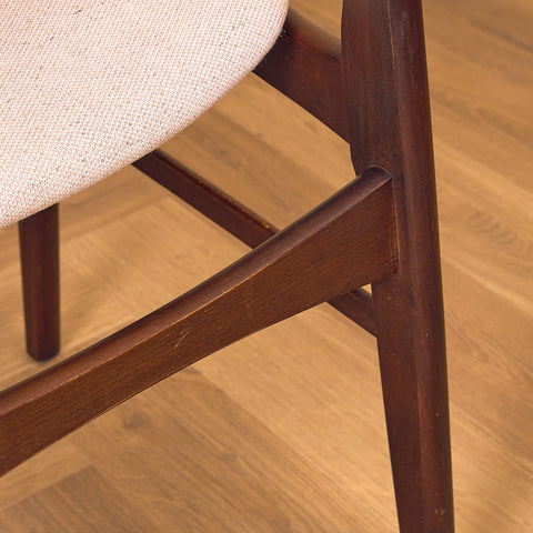 Danska matstolar i teak och bok