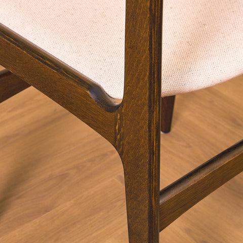 Danish set of 6 dining chairs by Erik Buch for Nova Stolefabrik