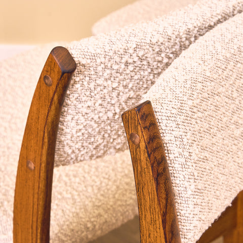 Danska matstolar i Santos rosenträ från Skovby