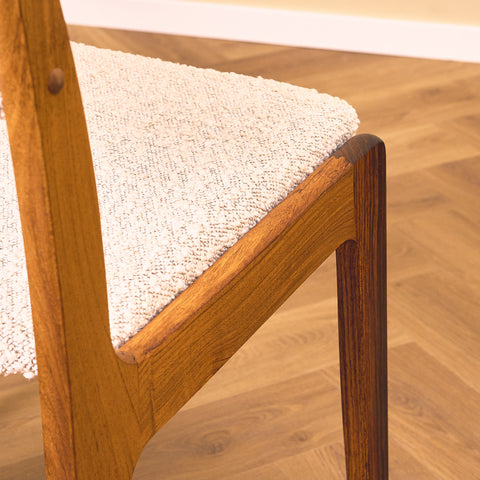 Danska matstolar i Santos rosenträ från Skovby