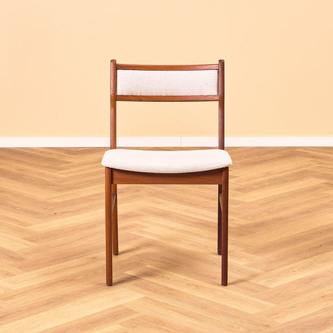 Danish dining chairs in teak