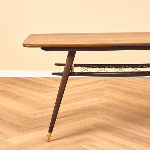 Swedish coffee table in teak