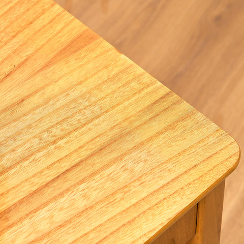 Svenska sängbord i björk och teak från Svensk Möbelindustri