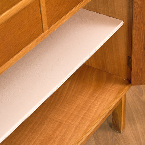 Svensk bokhylla i teak och ek