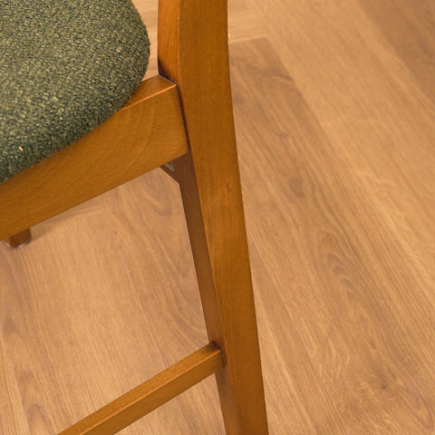 Danska matstolar i teak och bok