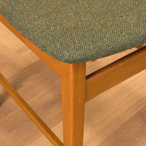 Danska matstolar i teak och bok