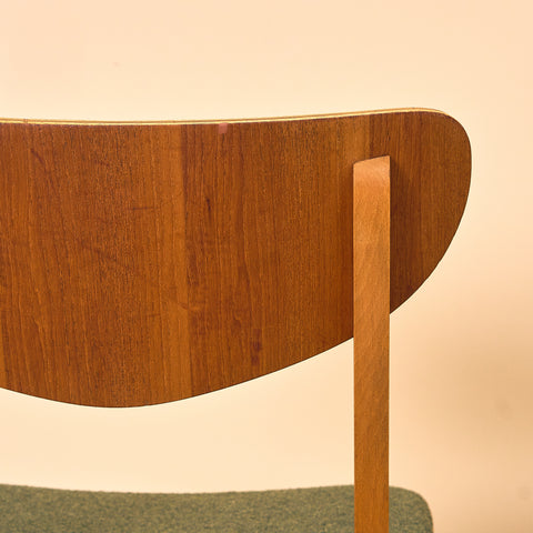 Danska matstolar i teak och bok