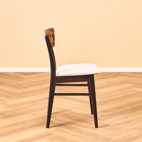 Danska matstolar i valnöt och bok från Findahl Møbelfabrik