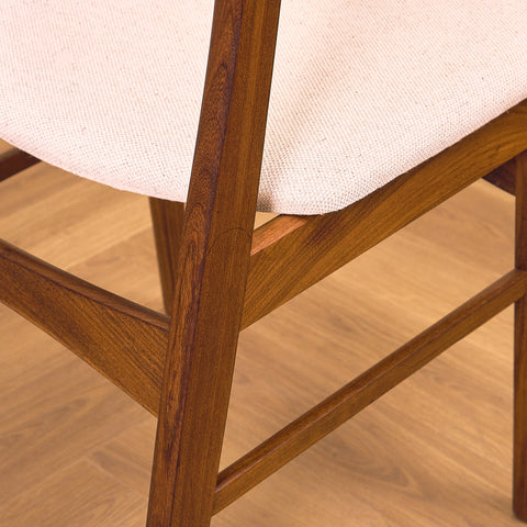 Danish dining chairs in walnut