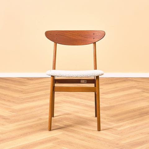 Dining chairs in teak & beech by Farstrup, model 210 (Copy)