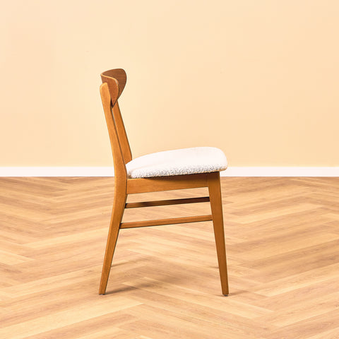 Dining chairs in teak & beech by Farstrup, model 210 (Copy)