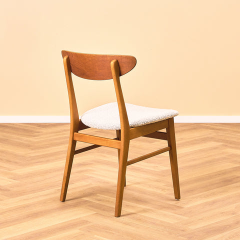 Dining chairs in teak & beech by Farstrup, model 210 (Copy)