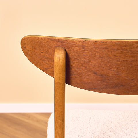 Dining chairs in teak & beech by Farstrup, model 210 (Copy)