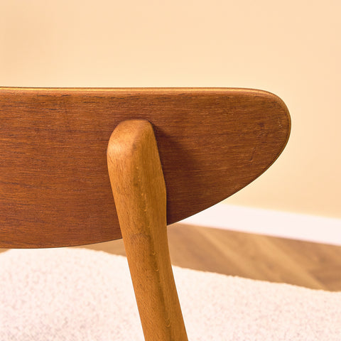 Dining chairs in teak & beech by Farstrup, model 210 (Copy)