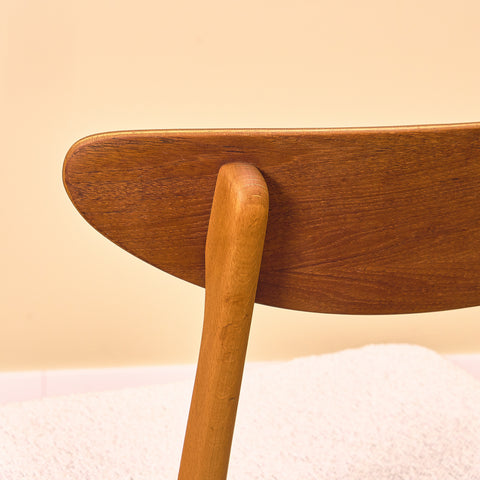Dining chairs in teak & beech by Farstrup, model 210 (Copy)