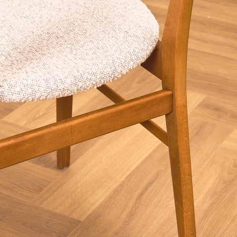 Dining chairs in teak & beech by Farstrup, model 210 (Copy)