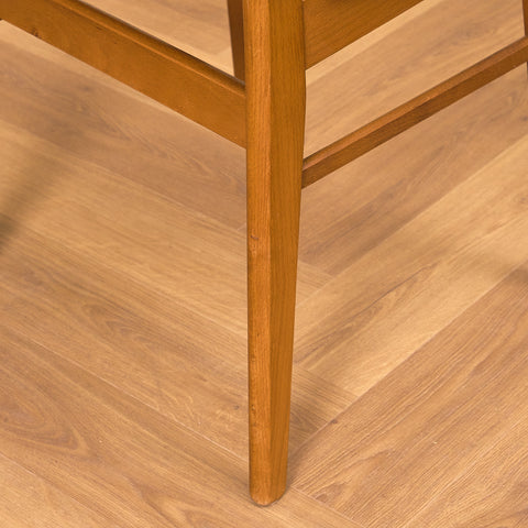 Danska matstolar i teak och bok från Findahl Møbelfabrik, modell 'Møsbol'