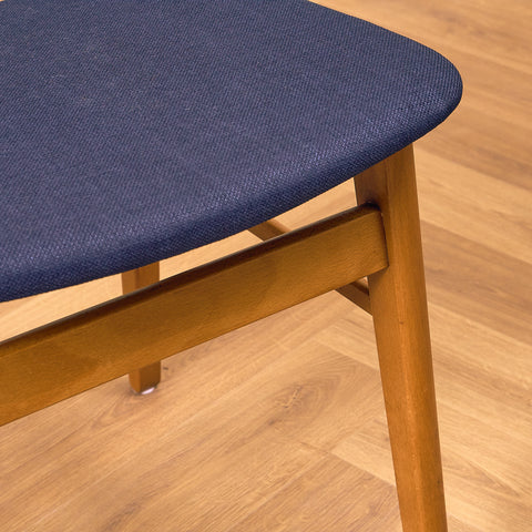 Danska matstolar i teak och bok från Findahl Møbelfabrik, modell 'Møsbol'