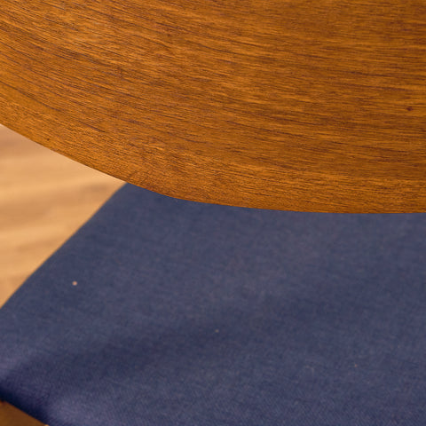 Danska matstolar i teak och bok från Findahl Møbelfabrik, modell 'Møsbol'