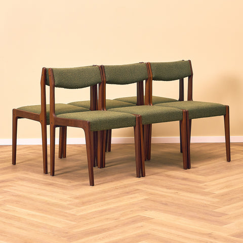 Danska matstolar i valnöt