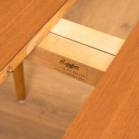 Svenskt matbord i teak av K.-E. Kullén för Bodafors
