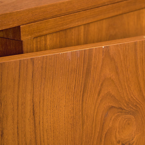 Svensk modulär bokhylla i teak, modell 'Prydno', av Bröderna Gustafsson