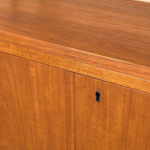 Svensk modulär bokhylla i teak, modell 'Prydno', av Bröderna Gustafsson