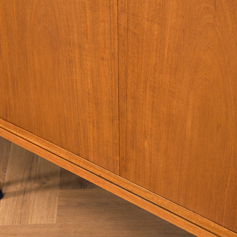 Svensk modulär bokhylla i teak, modell 'Prydno', av Bröderna Gustafsson