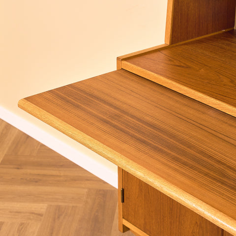 Swedish bookshelf in teak