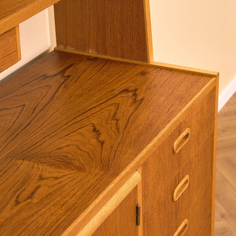 Swedish bookshelf in teak