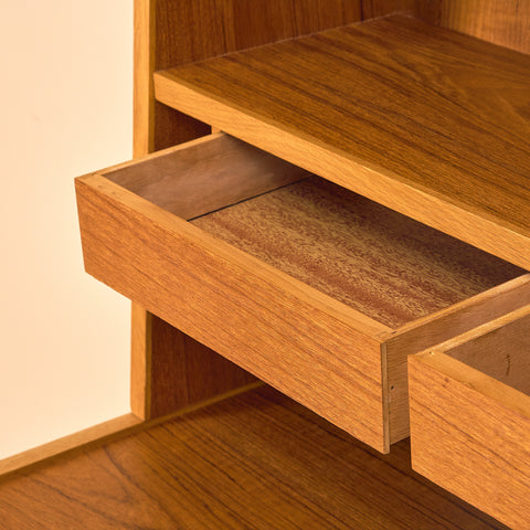 Swedish bookshelf in teak