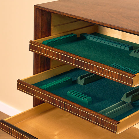 Danish sideboard in Santos rosewood by Knud Nielsen for Løssing Møbelfabrik