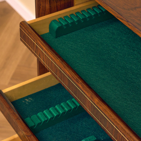 Danish sideboard in Santos rosewood by Knud Nielsen for Løssing Møbelfabrik