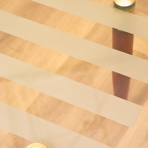 Swedish coffee table in glass and beech