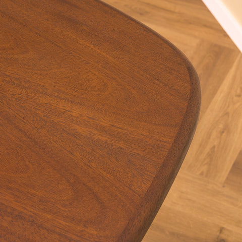 Danish oval dining table in mahogany by Skovby Møbelfabrik