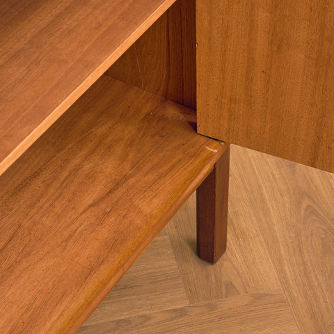 Swedish bookshelf in teak