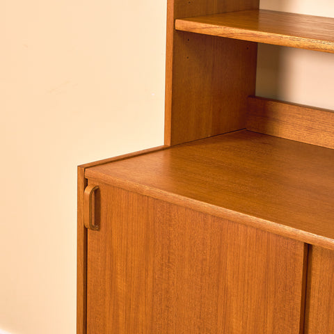 Swedish bookshelf in teak by B. Fridhagen for Bodafors