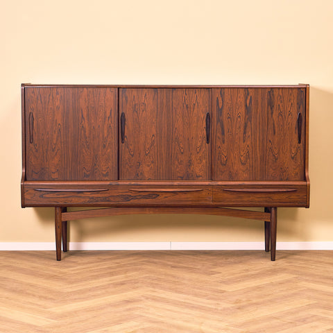 Danish highboard in Santos rosewood