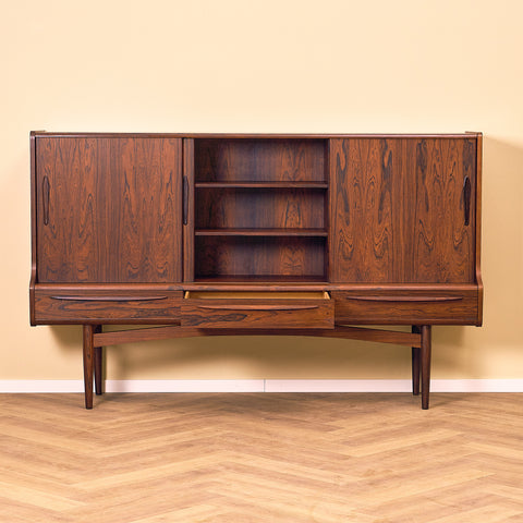 Danish highboard in Santos rosewood