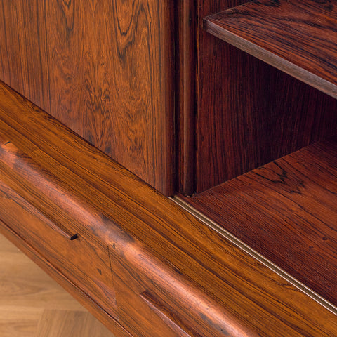 Danish highboard in Santos rosewood