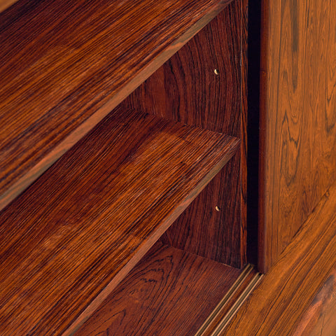 Danish highboard in Santos rosewood